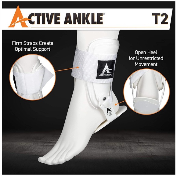 NEW Active Ankle Braces White (Medium) - Picture 1 of 4